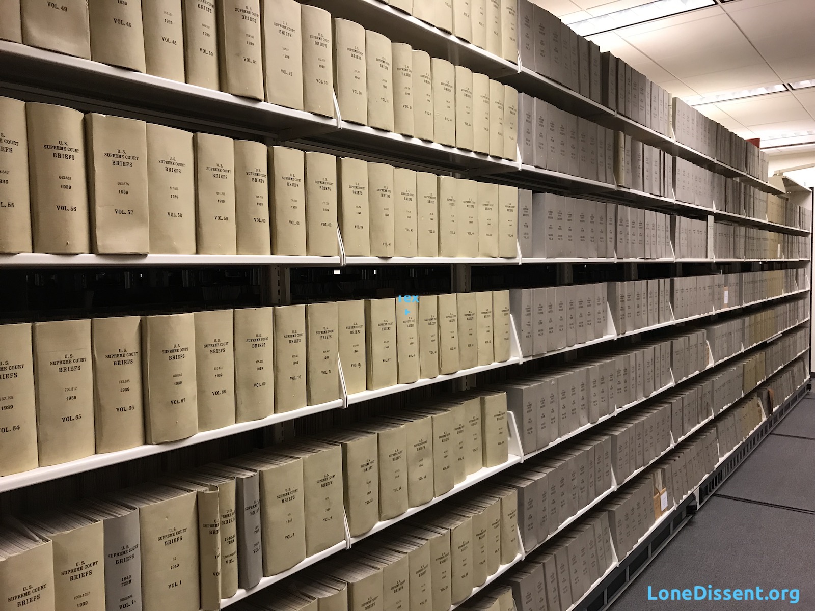 U.W. Law Library Rows